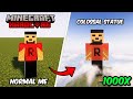 I Built A MASSIVE Statue Of Me In Hardcore Minceraft