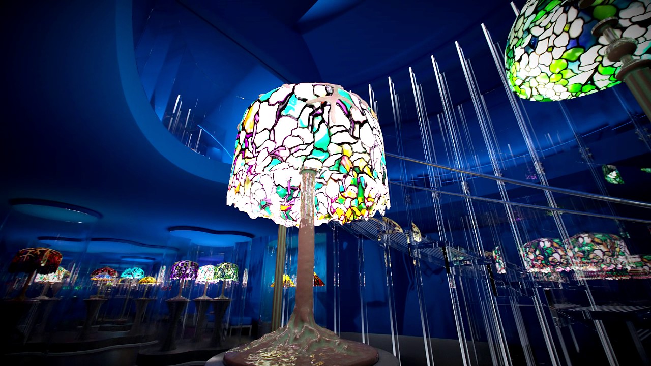 セントメアリ―大聖堂 ティファニー ヴィンテージステンドグラス