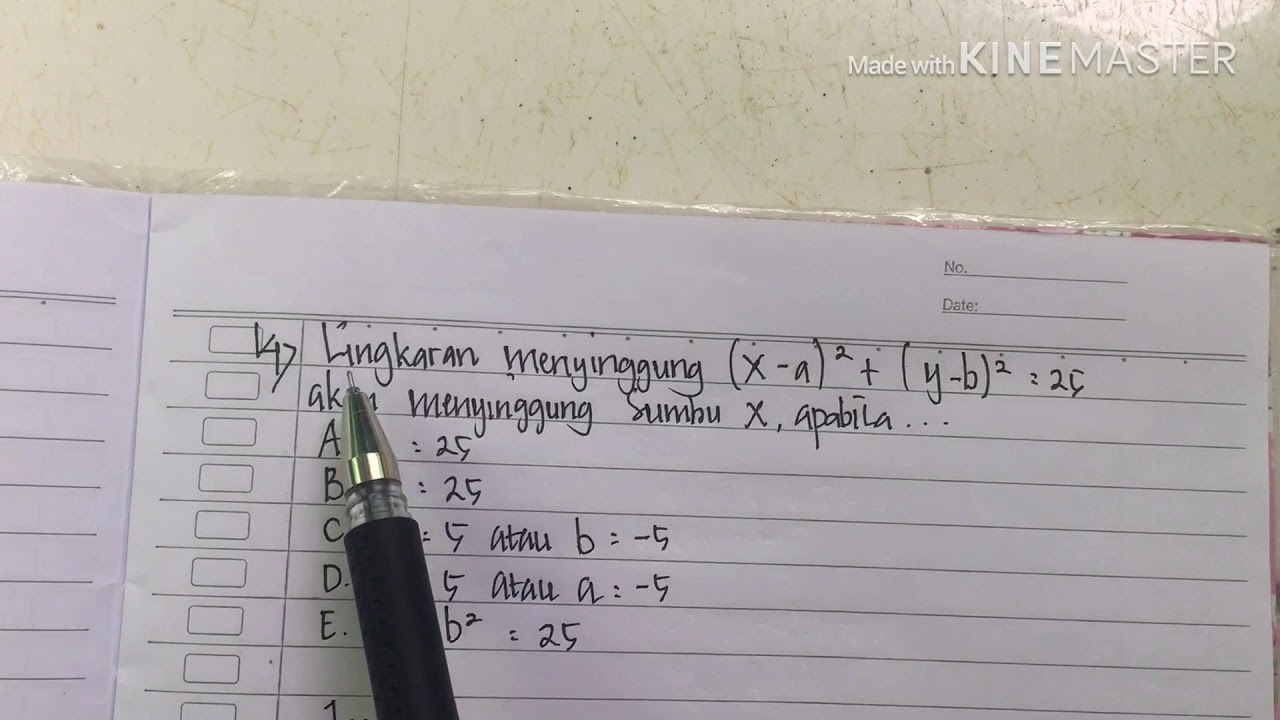 Namalastri lestari Xi mipa2 persamaan lingakaran YouTube