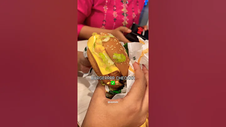 McDonald’s Burger vs Friends  #friends #trending