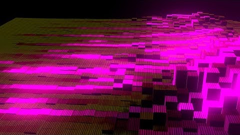Futuristic city audio visualization - touchdesigner experiment 