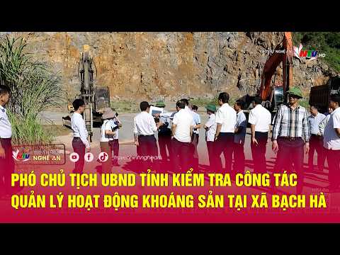 Provincial Vice Chairman inspects mineral resource management in Bach Ha Commune