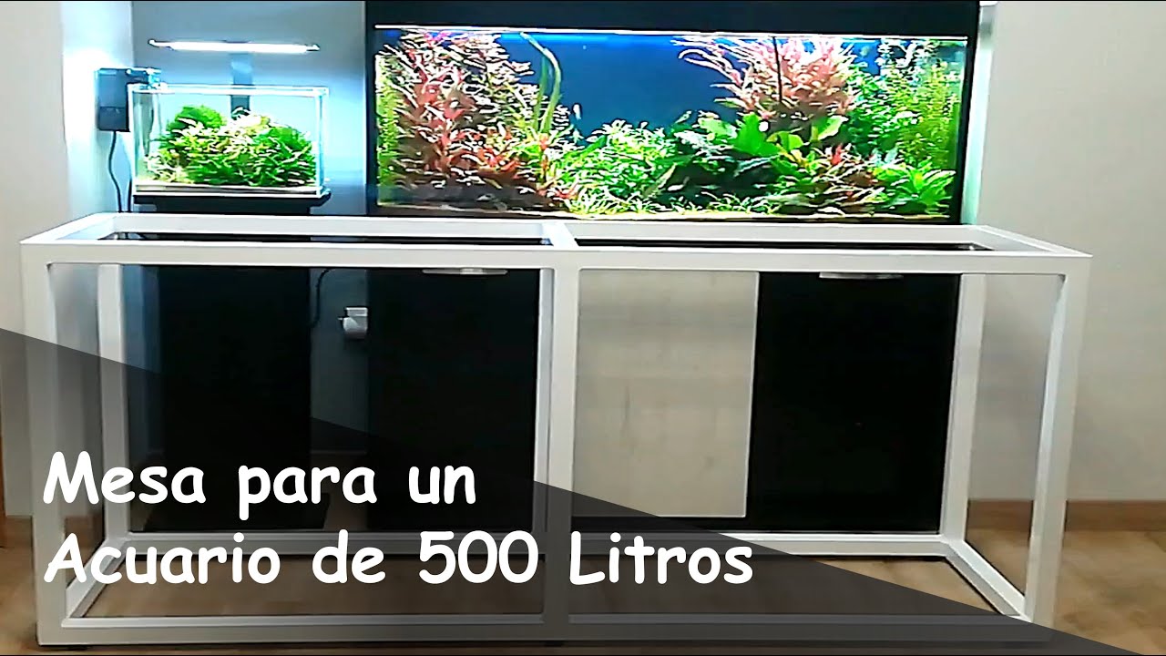 HOW TO MAKE A FURNITURE FOR THE AQUARIUM. DIY NEW PROJECT 500 LITERS -  YouTube