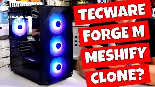 Tecware Forge M TG ARGB Mesh MATX Bargain That Looks Like A Meshify Mini