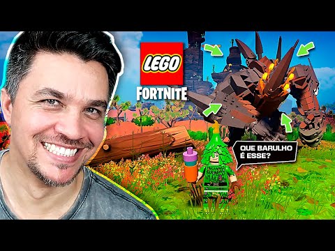 ENCONTREI UM BOSS! JOGANDO LEGO FORTNITE PELA PRIMEIRA VEZ! - DIDIGPX