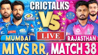 LIVE: MI VS RR, Match 38 | IPL Live Scores and Commentary | Mumbai Vs Rajasthan | Last 3