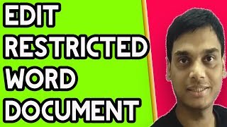 How to edit restricted Ms word file without software | Easy way to edit protected word file | Hindi screenshot 5