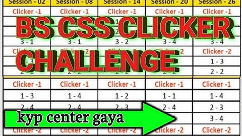 CSS clicker challenge//CSS tec A challenge