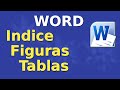 Como insertar o crear índice de figuras o cuadros en word