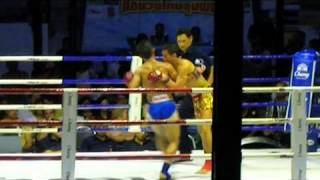 Muay Thai boxing at Lumpinee Stadium (Title Fight) on 11th Sept, 2012.