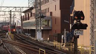 名鉄3500系未更新車 3510f(普通東岡崎行き)栄生駅 入線‼️