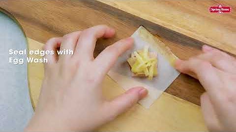 Spring Roll Pastry Series: Pizza Parcel