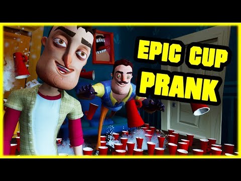 epic-cup-prank-on-my-neighbor!---hello-neighbor-mod