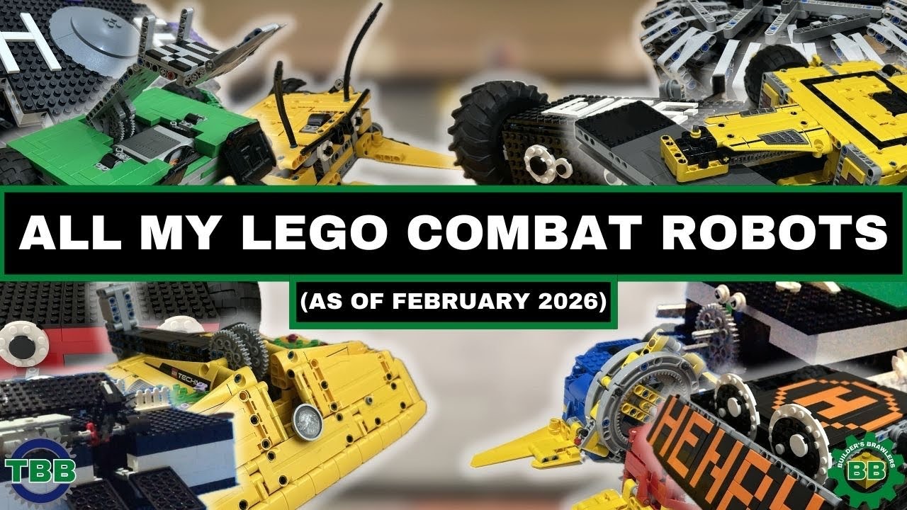 ALL My Lego RC Battlebots (Retired or Active, as of February 2026)