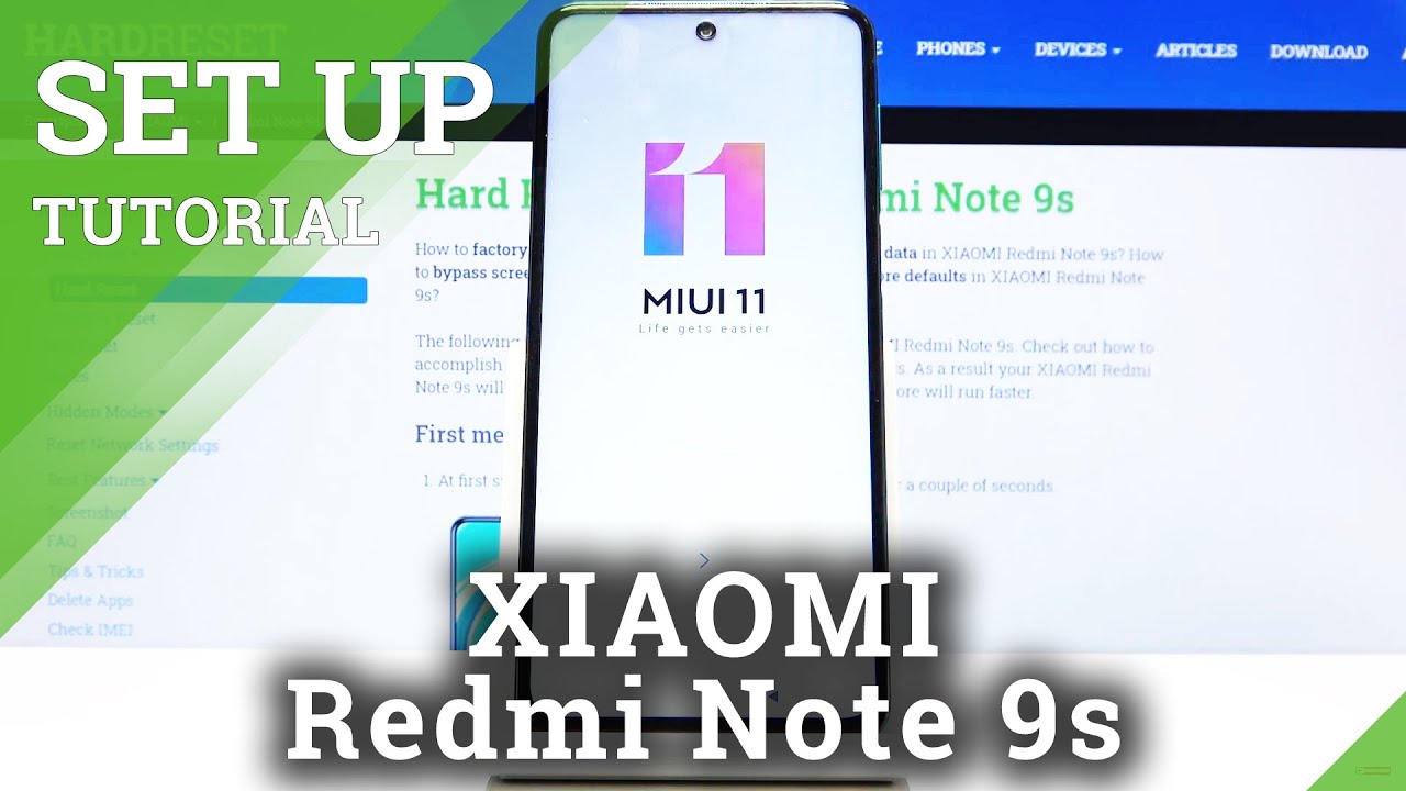 How to Set Up XIAOMI Redmi Note 9s – Configuration Process - YouTube