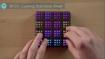 Finger drumming with BFD3 and the Lightpad Block