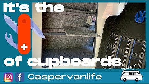 VW T5 Camper Van - Adaptable & Modular Storage Cupboard Solution