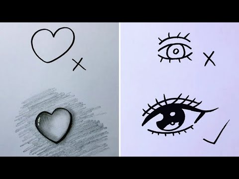 DO'S & DON'TS for Realistic Drawings | How to get better at Drawing EASY Drawing Hacks Everyone Know