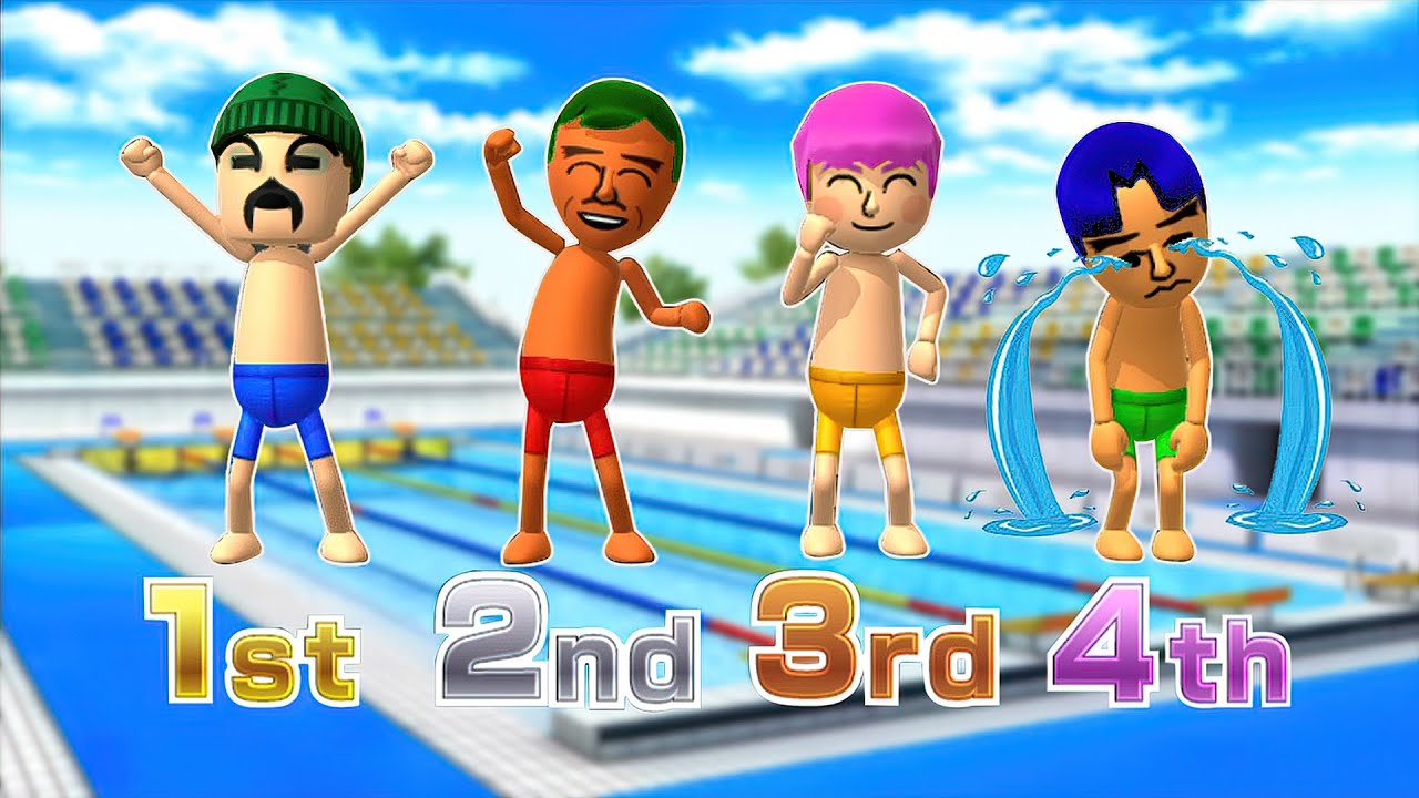 Wii Party U - Funny Minigames Battle With Creeper From Minecraft