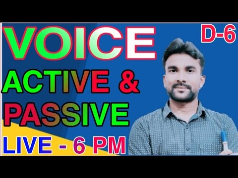 #VOICE_ACTIVE_AND_PASSIVE_VOICE #GRAMMAR_SPSIR #STAR_ENGLISH