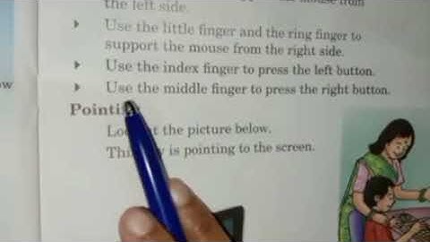 Class-1, Subject-Computer, Chapter-5: Using the Mouse with Paint, Date-06/01/2022