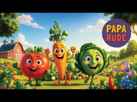 🥦 Овощи: Секрет Твоей Силы | Песенки про Овощи для Детей 🎵 | Папаруде