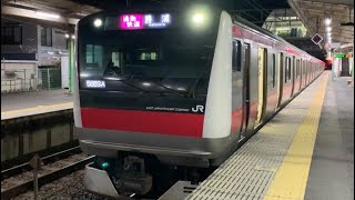 JR外房線誉田駅通勤快速切り離し作業。(8)