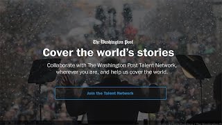 Full Introducing the Washington Post Talent Network Guide