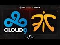 CS:GO - Cloud9 vs. fnatic [Dust2] - ESL ESEA Pro League Finals - Grand Finals Map 4
