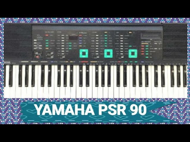 YAMAHA PSR 90 CARACTERÍSTICAS - YouTube
