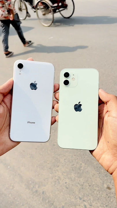 iPhone XR Vs iPhone 12 || Camera Zoom Test! #shorts