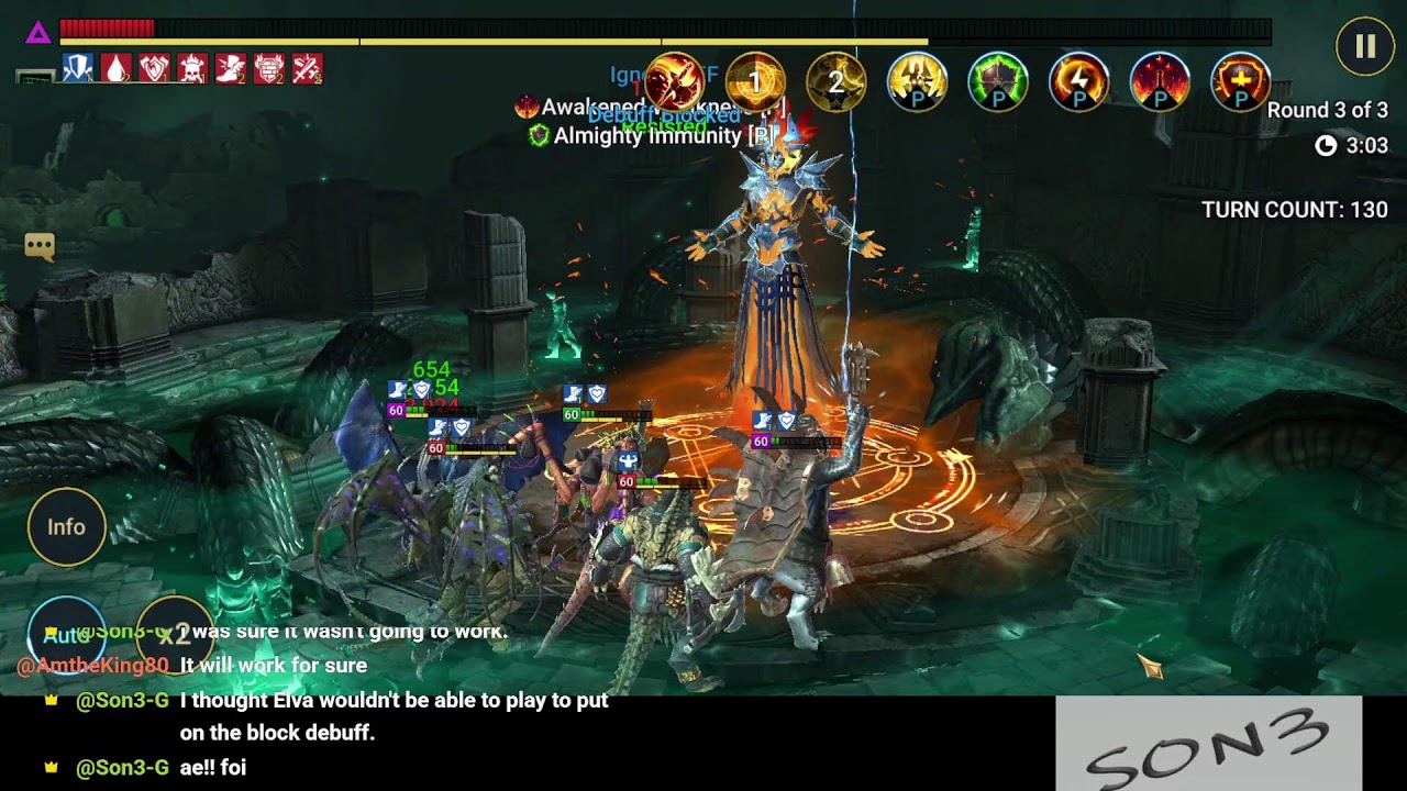 Live 26 -  Raid Shadow Legends - CHIMERA TRIAL Testes