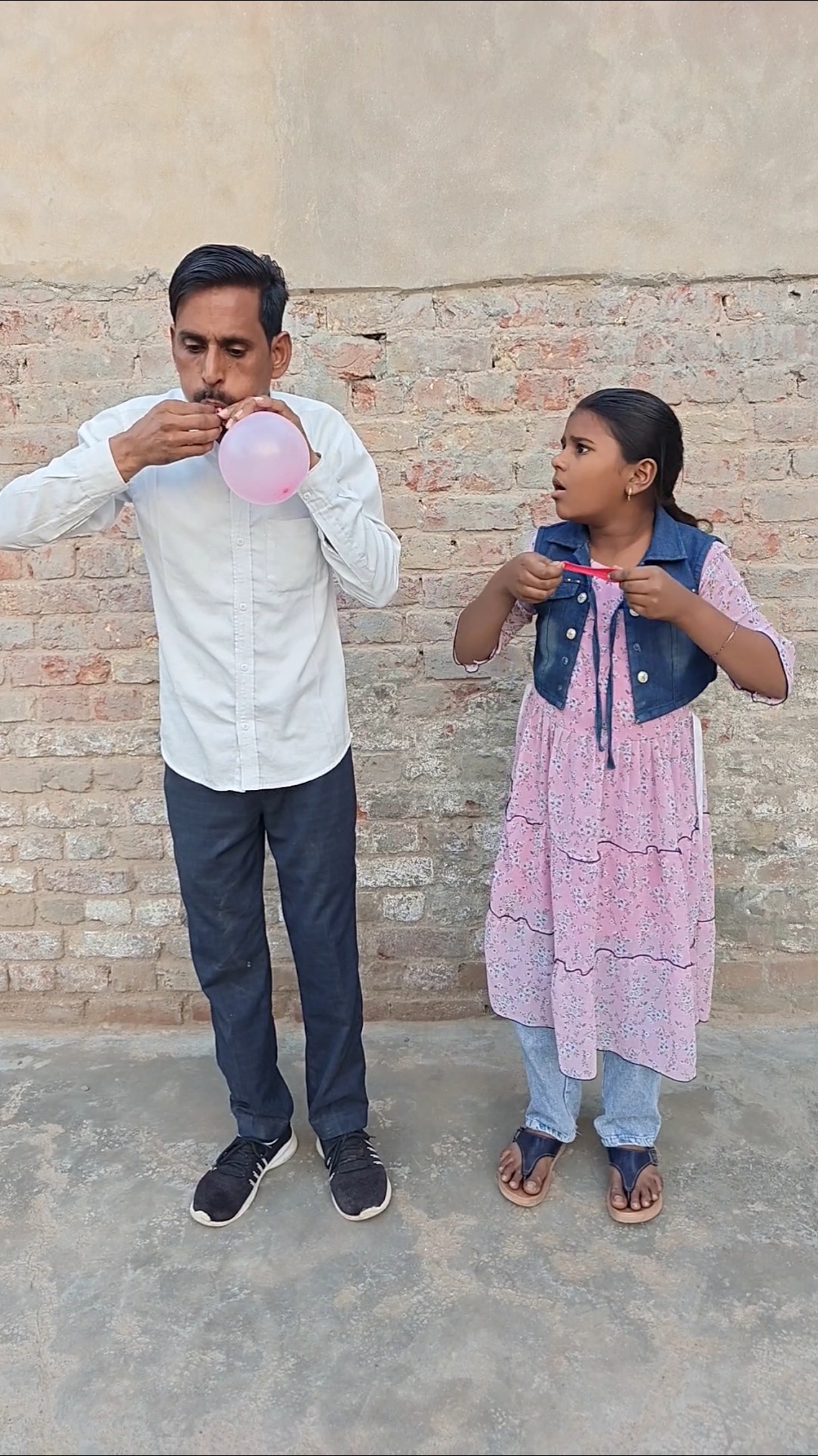Balloon Blowing Challenge ?? #shorts