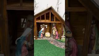 Diy Christmas Nativity Scene #christmas #cristmasdecor #diy #diynavidad