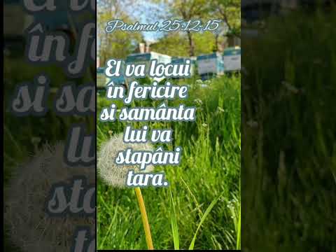 Psalmul 25:12-15 Voce
