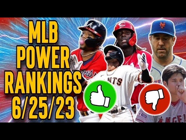 MLB Power Rankings #7- NEW #1 TEAM!? Braves, Reds, Giants HOT