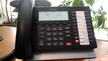 How to Change the Time on Toshiba Telephones ACC Telecom Video