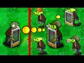 Zombie Ping Pong in Nut art minigame - Plants vs Zombies Hybrid update 2.2 | PVZ HARDEST MOD