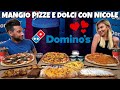 MANGIO PIZZE e DOLCI della DOMINO'S con NICOLE HUSEL (MUKBANG STYLE) - MAN VS FOOD