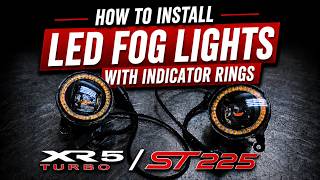 How to to install LED front fog lights with indicator rings Step by step by OEM Denied Performance