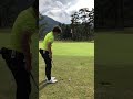 チップインバーディーならず58°で低くだします。