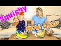 EXTREME SQUISHY FOOD VS REAL FOOD!!! (Kids vs. Adults)