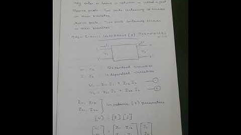 Two port Network 07-12-20 Part 1