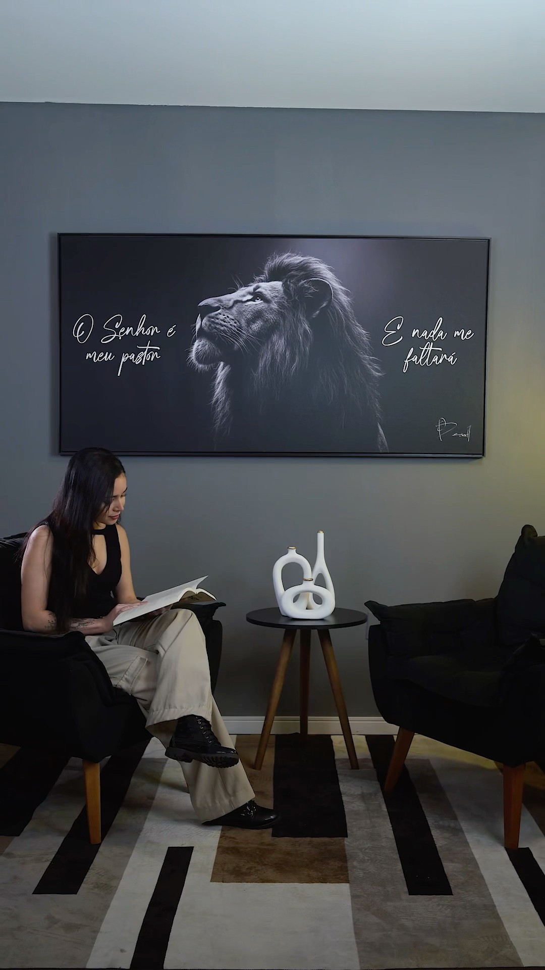 Vídeo de Quadro O Senhor é o Meu Pastor e Nada me Faltará