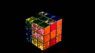colored rotating cube