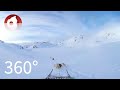 360º dog sledding experience in East Greenland