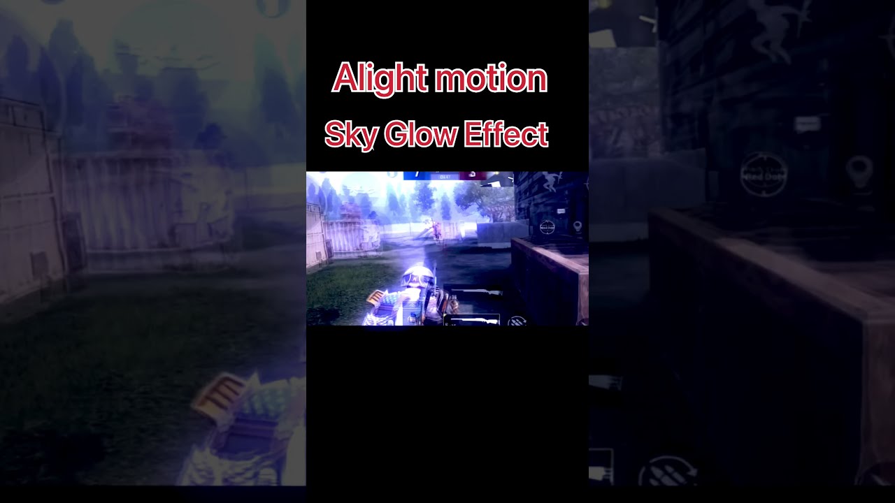 Sky Glow Effect pubg mobile using Alight motion 