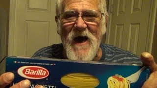 ANGRY GRANDPA HATES BARILLA!!!