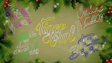 Merry Christmas 🎅 Best Template Neon 2018 [Avee Player] (TigerOwl)