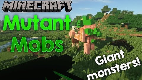 Minecraft Mod Showcase - Mutant Mobs Mod - 1.12.2
